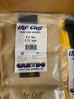 New: Can Do "The Cuff" Exercise Weights, 6lb - 10lb, Six Weight Set, 6lb/7lb/7.5lb/8lb/9lb/10lb