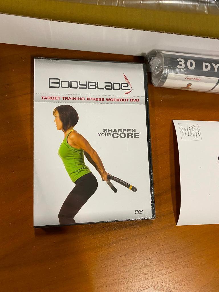 New Body Blade Classic Target Training Xpress w/ DVD, Laminated Workout Chart, Blade