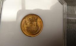 1953 S Wheat Cent PCI MS68 Red Slab