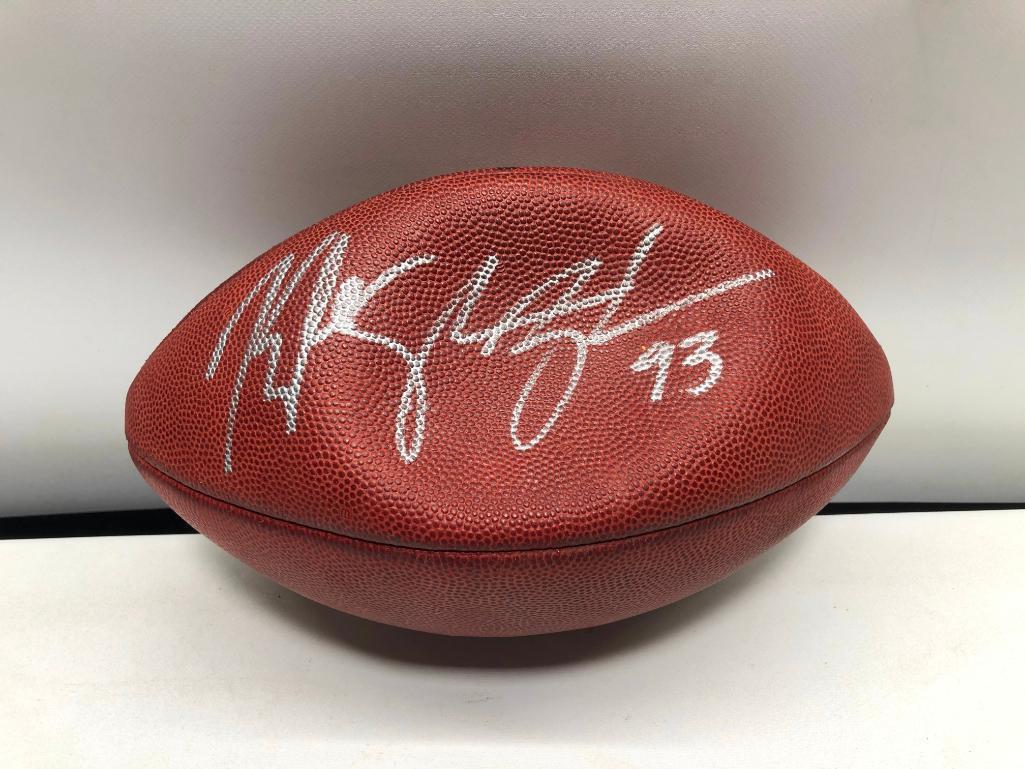 Kyle Vanden Bosch Signed NFL "The Duke" Game Used Football