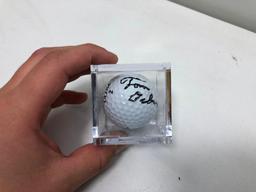 Tom Osborne Signed LOGO Golf Ball (JSA)