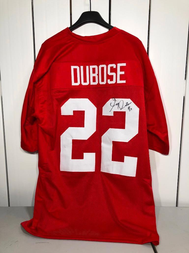 Doug DuBose #22 Signed Nebraska Jersey