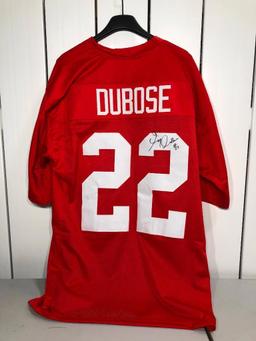 Doug DuBose #22 Signed Nebraska Jersey