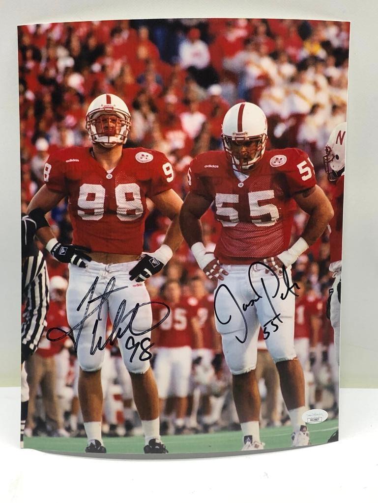 Grant Wistrom & Jason Peter Signed 11x14 Photo JSA