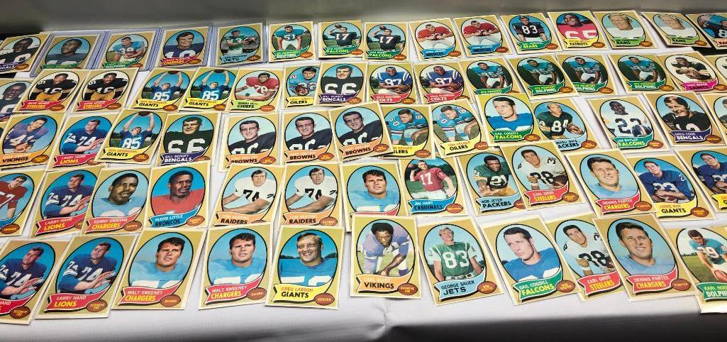 (200+) 1970 Topps Football LOT Rookies/HOF's/Stars AMAZING CONDITION