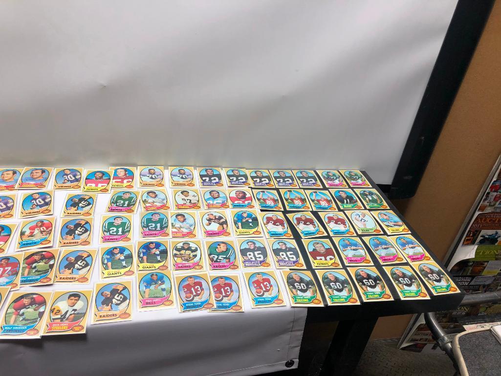 (200+) 1970 Topps Football LOT Rookies/HOF's/Stars AMAZING CONDITION