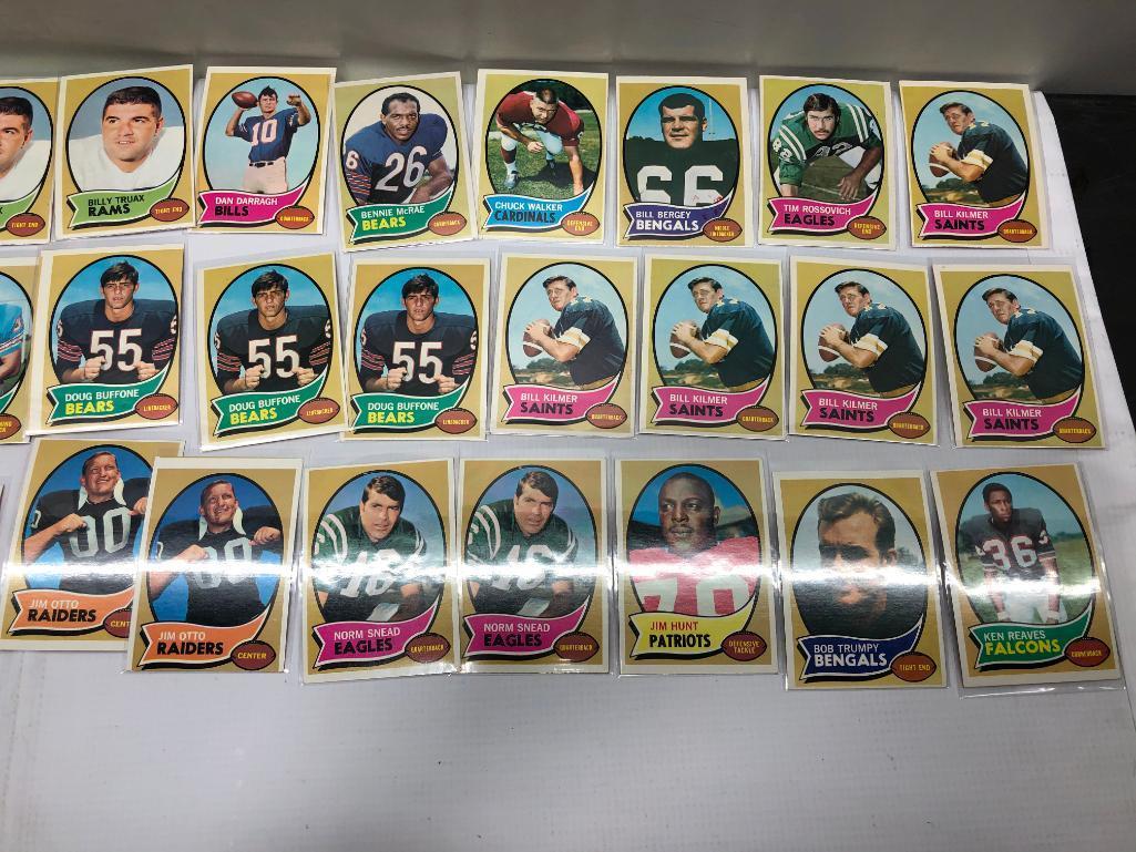 (200+) 1970 Topps Football LOT Rookies/HOF's/Stars AMAZING CONDITION