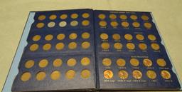 Wheat Cent Folder, 1941-1958, 52+ Coins