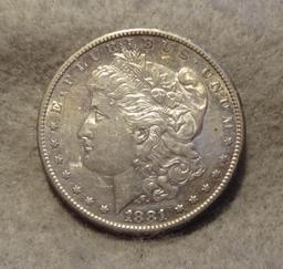 1881 S Morgan Silver Dollar - BU/Unc