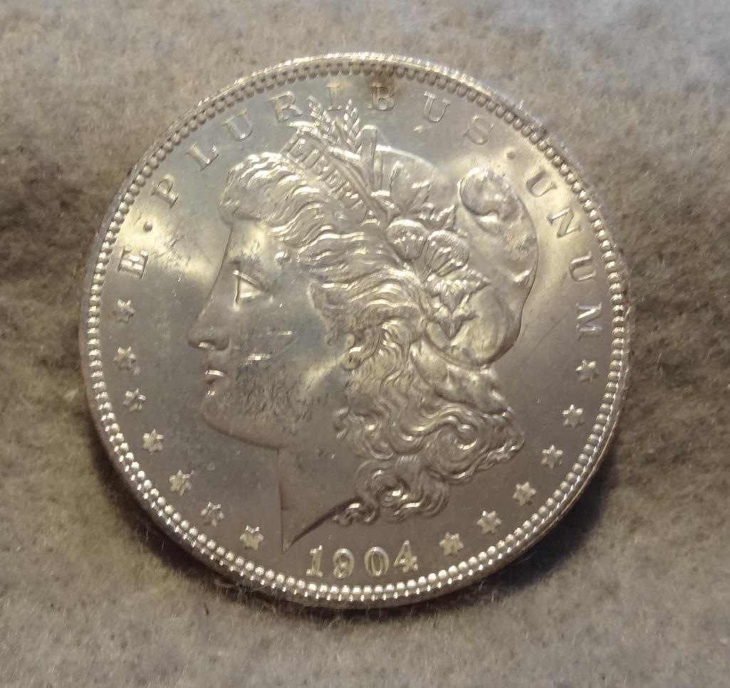 1904 O Morgan Silver Dollar