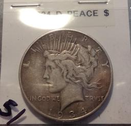 1934 D Peace Silver Dollar