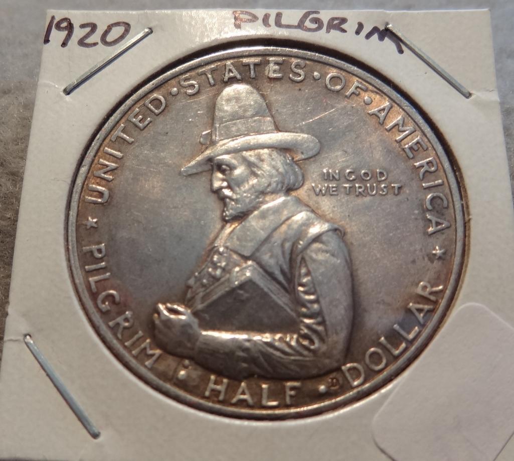 1920 Pilgrim Commemorative Silver Half Dollar