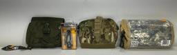 (4) True Utility Smart Knife, Condor Mulitcamo First Response Pouch, Condor O.D. First