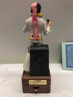 A First in a Series Mini Elvis Decanter with Whiskey by McCormick, Sealed & Full w/ Box