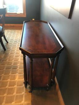 Wooden Side Table, Stain Matches the Dining Room Table in Lot 7