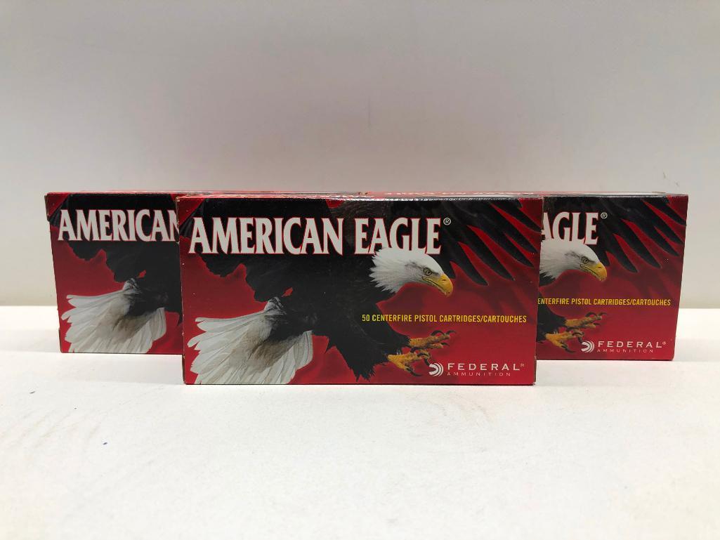 Lot Of 3 Boxes 380 Auto 95 Grain American Eagle Ammo - 150 Rounds