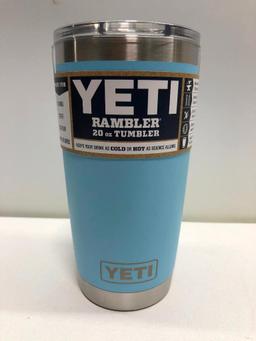 Yeti 20 oz Sky Blue Tumbler