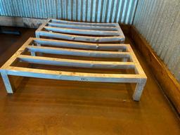 Lot of 2 Dunnage Racks, by Update DNRK-2036, 20in x 36in x 8in - Both have Dents