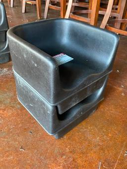 Lot of 2 Cambro No. 100BC Booster Chairs/Booster Seats