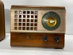 Two Vintage Radios, Philco Model 41-851 Suitcase & Emerson Model 504
