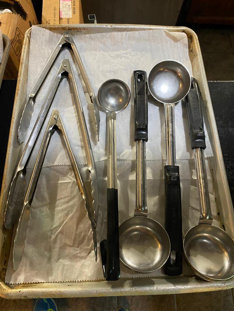 Tray of Kitchen Utensils