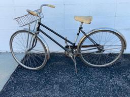 Vintage Bicycle with Basket