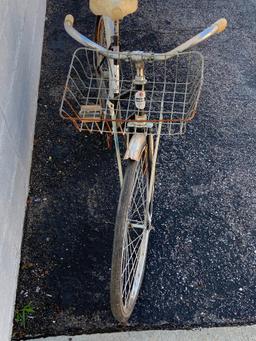 Vintage Bicycle with Basket