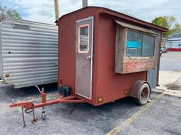 Concession Trailer, Originally a Dippin' Dots Trailer, Repainted in Rustic Hillbilly Theme and Style