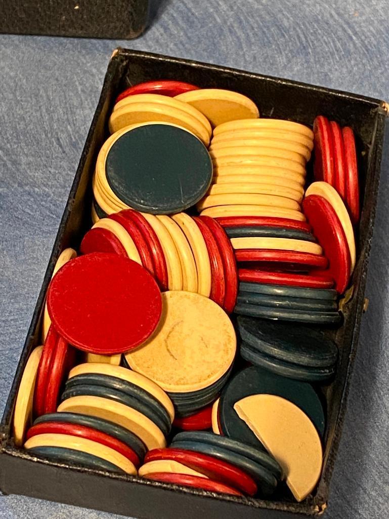 Vintage Poker Set, Eighteenth Annual Dinner of the Traffic Club of Chicago