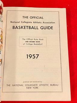 1957 Official NCAA Basketball Guide, Wilt, Bill Russell, Others, VG Cond.