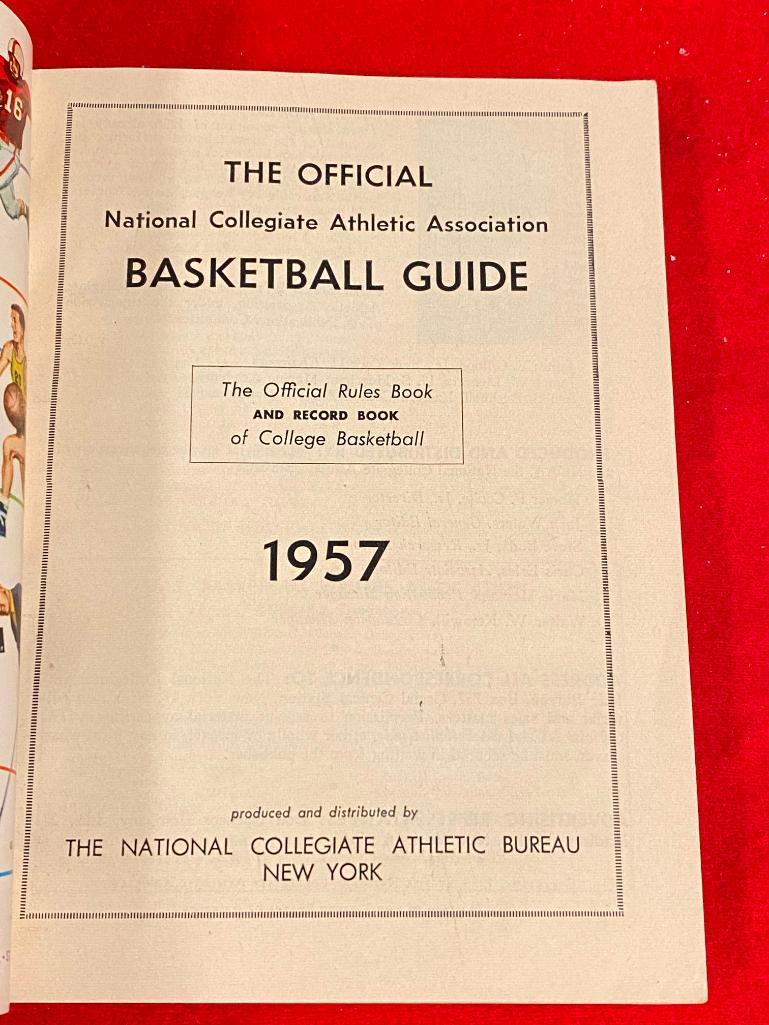 1957 Official NCAA Basketball Guide, Wilt, Bill Russell, Others, VG Cond.