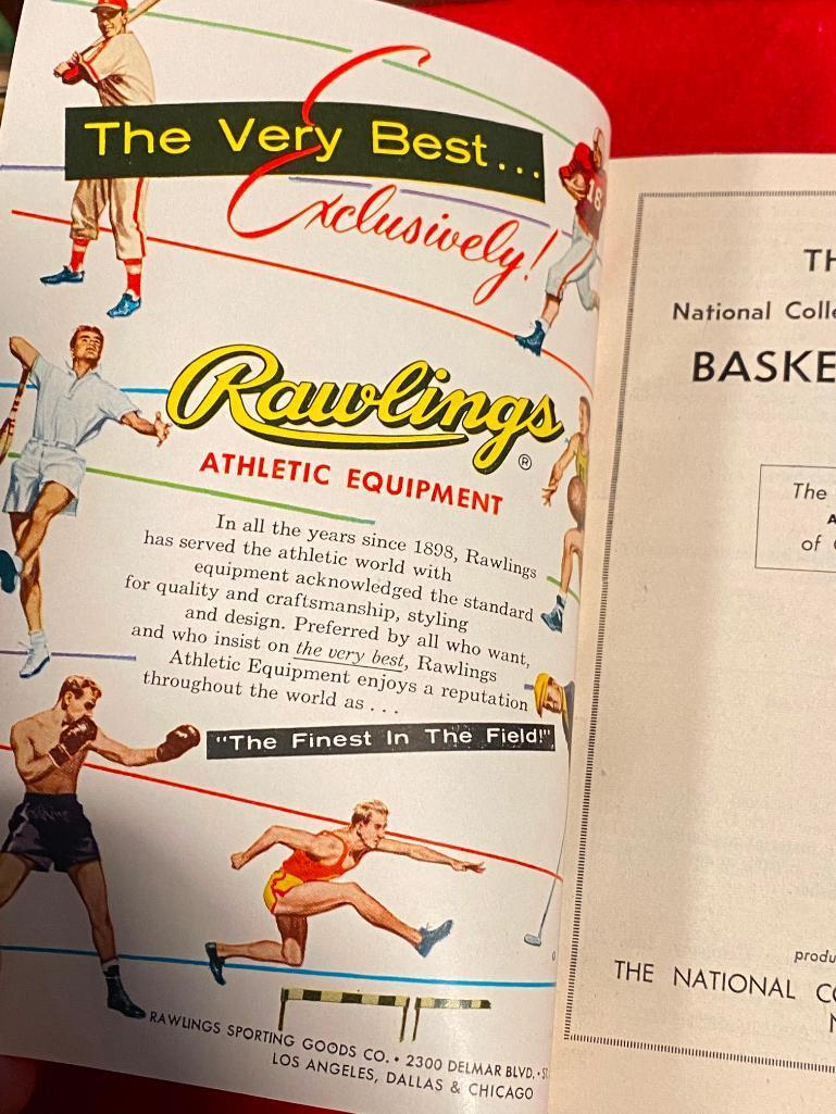 1957 Official NCAA Basketball Guide, Wilt, Bill Russell, Others, VG Cond.