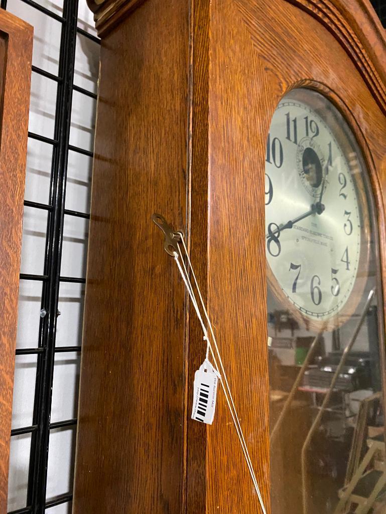 Cozad NE Standard Electric Time Co School House Clock Set w/ Matching Slave Clocks Springfield, Mass