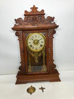 Oak Parlor Seth Thomas Clock 23.5"x13.5"