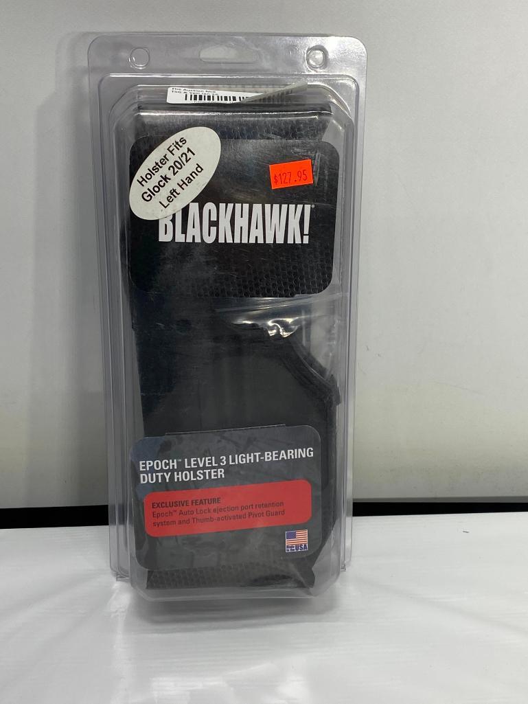 Blackhawk EPOCH Level 3 Light-Bearing Duty Holster, Left Hand Fits Glock 20/21 MSRP: $129.95