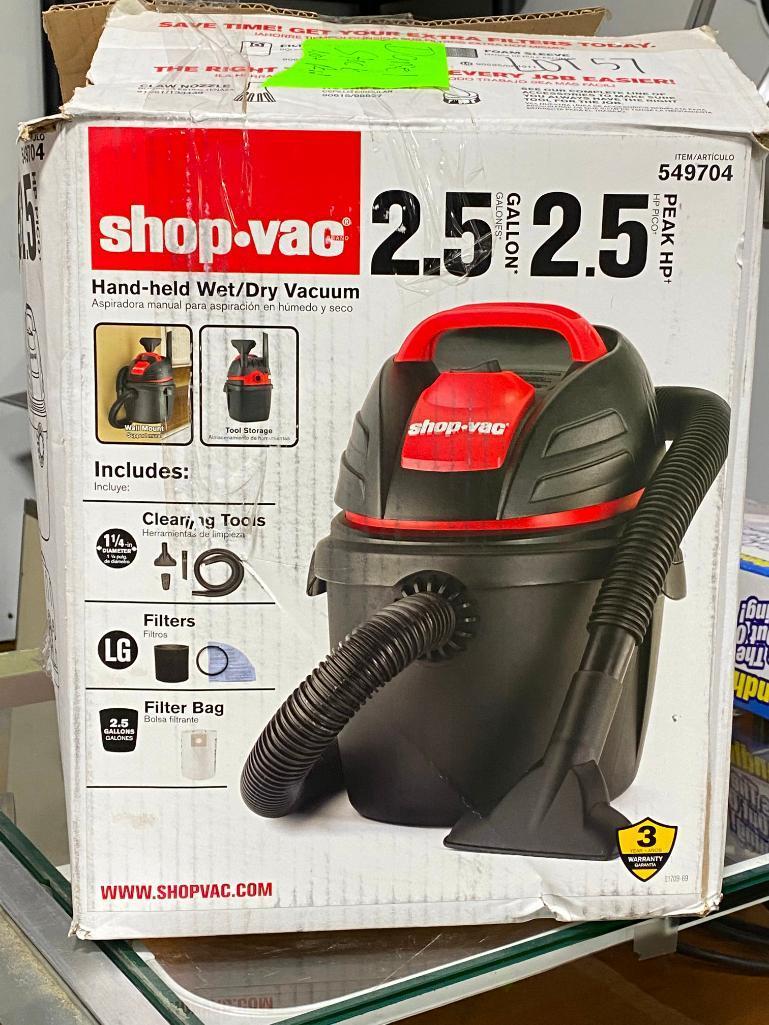 Shop Vac 2.5 Gallon 2.5HP Wet/Dry Vacuum