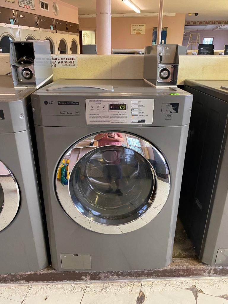 LG Commercial Coin-Operated Front Load Washer Model: GCWP1069QS2 - Fully Automatic