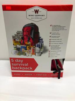 Wise Company 5 Day Survival Backpack MSRP: $89.99