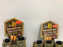 2 Items: High Speed Gear Pistol Tacos, Triple & Double, Lifetime Guarantee, MSRP: $127.00