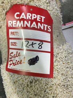 New Carpet Remnant Roll: 12ft x 8ft Light Tan