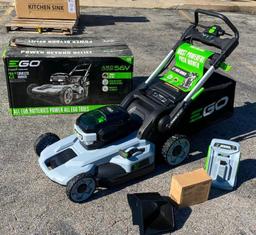 NEW EGO 21" Cordless 56v Battery Powered Mower with Charger and 56v 5.0 AH Battery