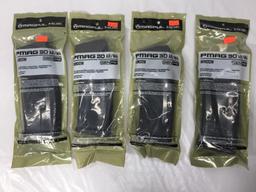 4 Magpul MOE PMAG 30 AR/M4 GEN M2 Window, Rifle Magazine, 5.56x46 NATO/223 Remington 30 Round