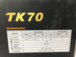 Fenix TK70 High-performance LED Flashlight 3 Cree XM-L LED, Max 2200 Lumens