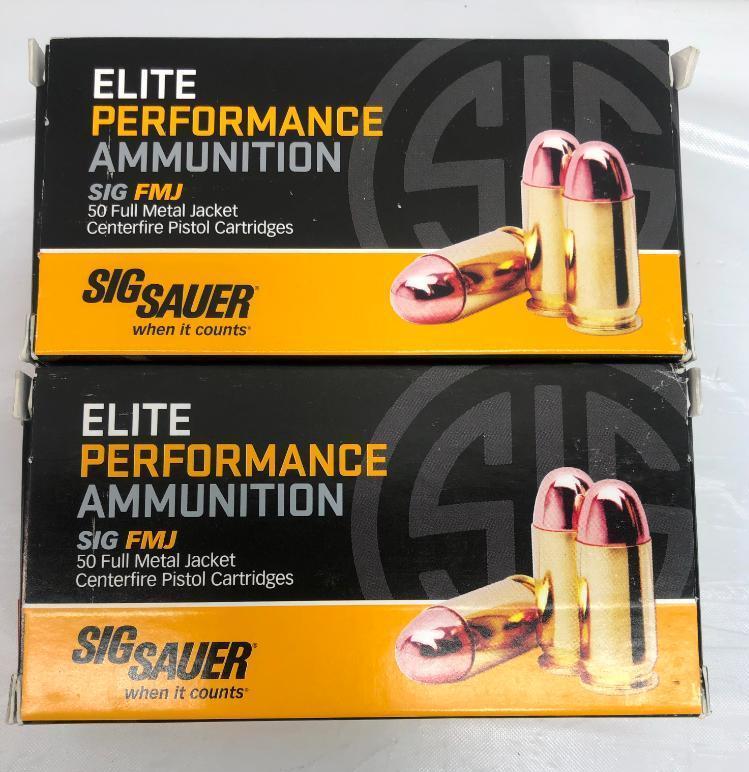 Sig Sauer 357 Sig 125 Gr. FMJ 100 Rounds