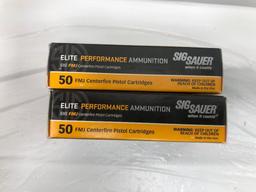 Sig Sauer 357 Sig 125 Gr. FMJ 100 Rounds