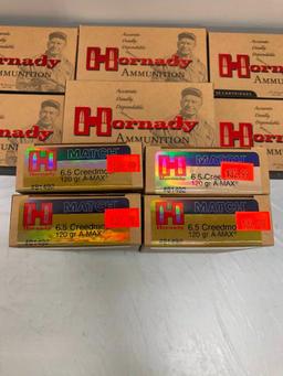 220 Rounds 6.5 Creedmor 120 gr. A-Max Hornady