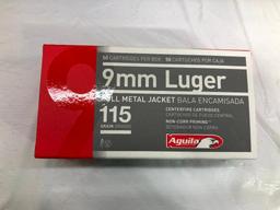 1000 Rounds 9MM Luger 115 Aguila Ammunition