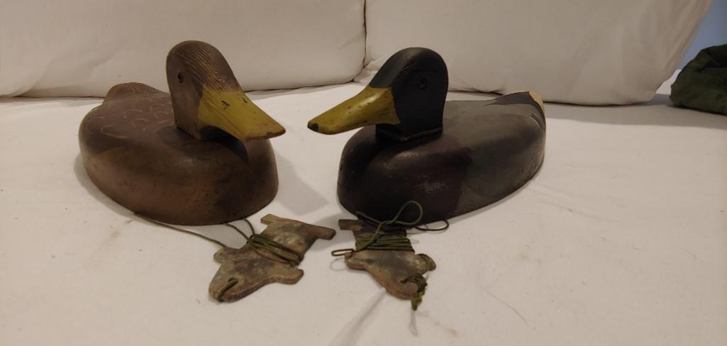 Antique KD Duck Decoys 1920's