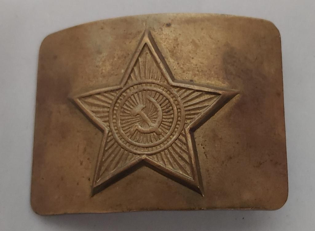 Soviet Russian belt buckle