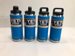 4 Items: YETI Rambler 26oz Bottle, Tahoe Blue